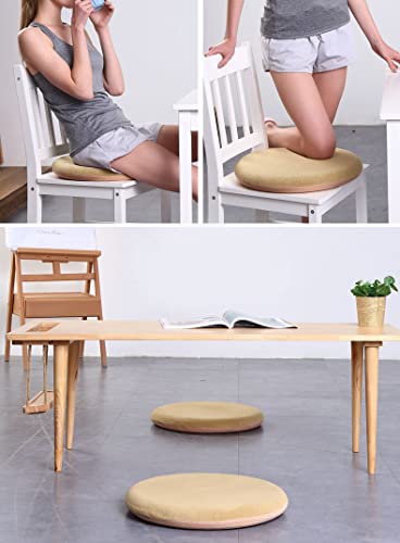 Sigmat Memory Foam Seat Cushion Anti-Slip Soft Round Stool Cushion Chair Pad 16 Inch Navy Blue, 1Count (Pack of 1) - Image 4