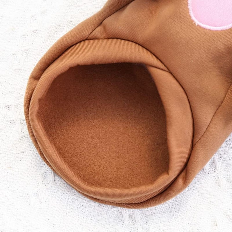 woobles Warm Dog Winter Clothes Autumn Winter Dogs Costume Jacket for Small Medium Dog Cats S-2 XL Imitation Polyester Soft - Image 2