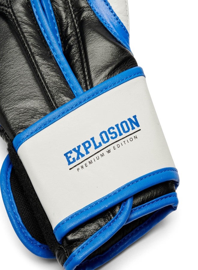 Leone 1947 Explosion Boxing Gloves Blue 14 oz - Image 4