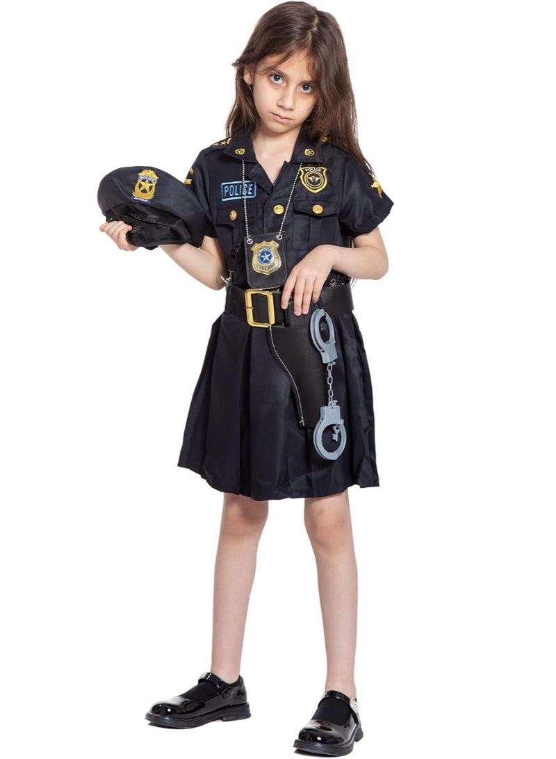 Toy Box Police Coustume For Girls Medium Size 6-7 Years Old 110-120cm - Image 1