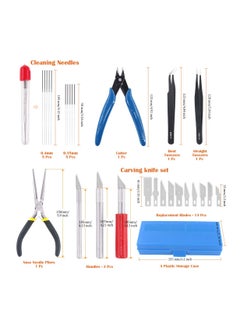 40 Piece 3D Printer Accessories Tool Kit, Spatulas, Tweezers, File, Needles, Cutting Mat and More 3D Printing Tools for Removal, Clean-up, Finish 3D Printers - pzsku/ZE46EFD7DEFA45ECCA8A7Z/45/_/1717752219/cc289be7-eb5f-43f1-93fb-14232b9058df