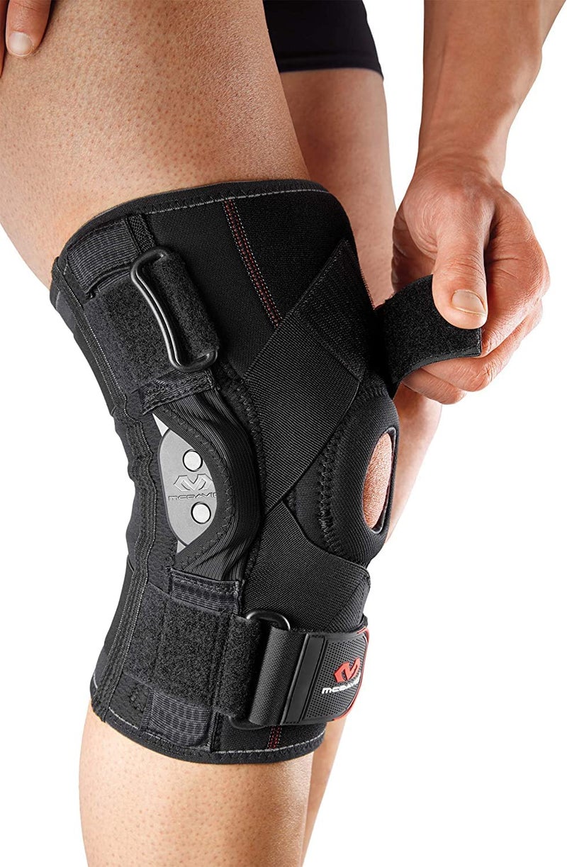 McDavid PSII Bi-Lateral Geared Polycentric Hinged Knee Brace Support, Improves Medial and Lateral Stability, Reduces Injury and Assists in Recovery, Black, Small - Image 2