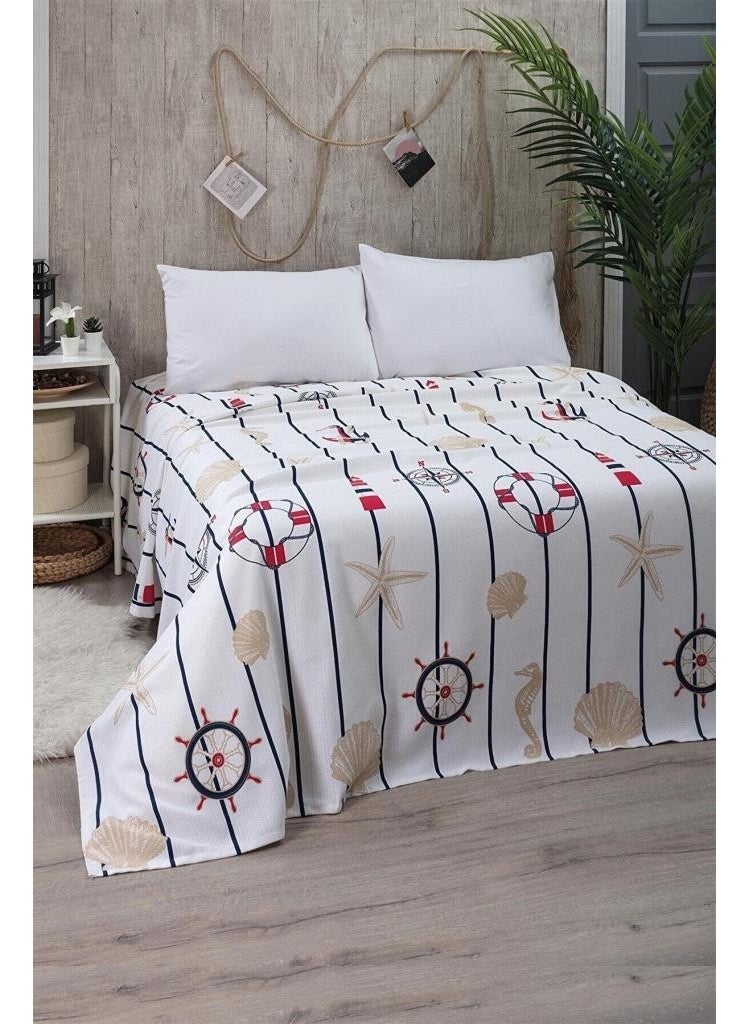 Mulberry Marine Double Pique Bedspread 200 x 230  - Image 1