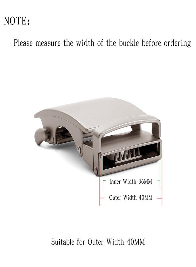 SENDEFN 35MM Ratchet Belt Buckle Only for 1 3/8" Slide Belt Strap Stylish Durable Belt Buckle - Image 3