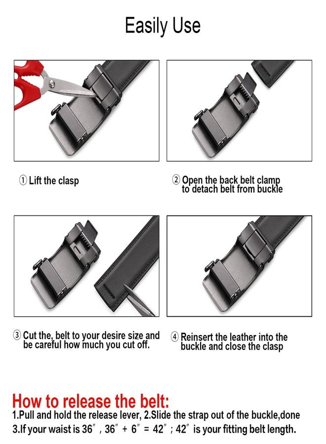 SENDEFN 35MM Ratchet Belt Buckle Only for 1 3/8" Slide Belt Strap Stylish Durable Belt Buckle - Image 5