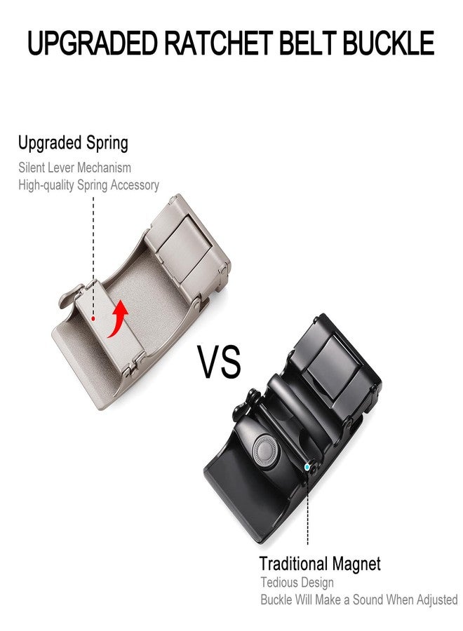 SENDEFN 35MM Ratchet Belt Buckle Only for 1 3/8" Slide Belt Strap Stylish Durable Belt Buckle - Image 2