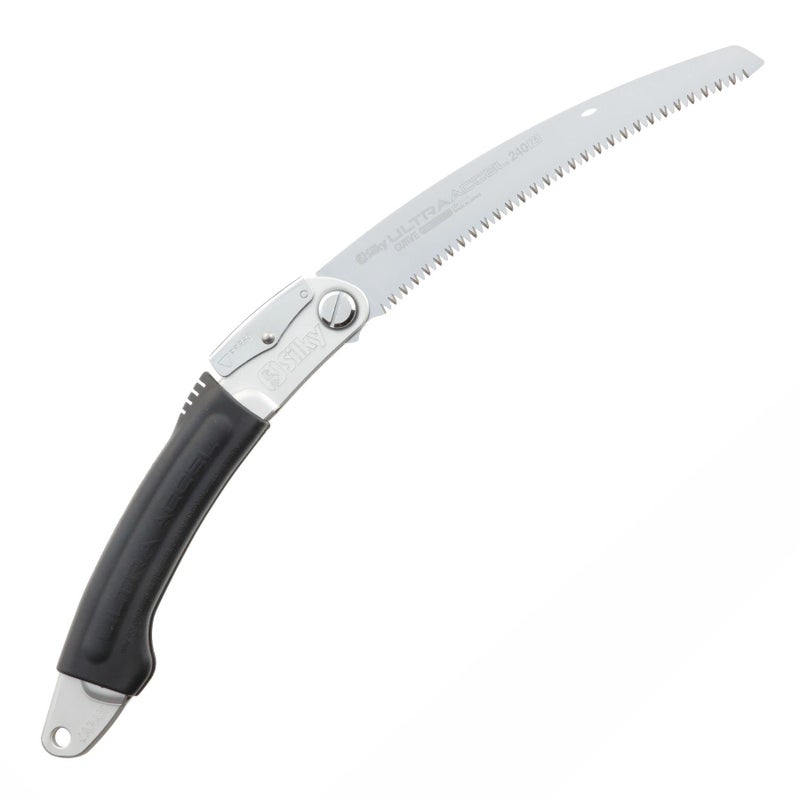 Silky Ultra Accel Professional 240mm Curved Folding Saw Large Teeth (446-24) - Image 1