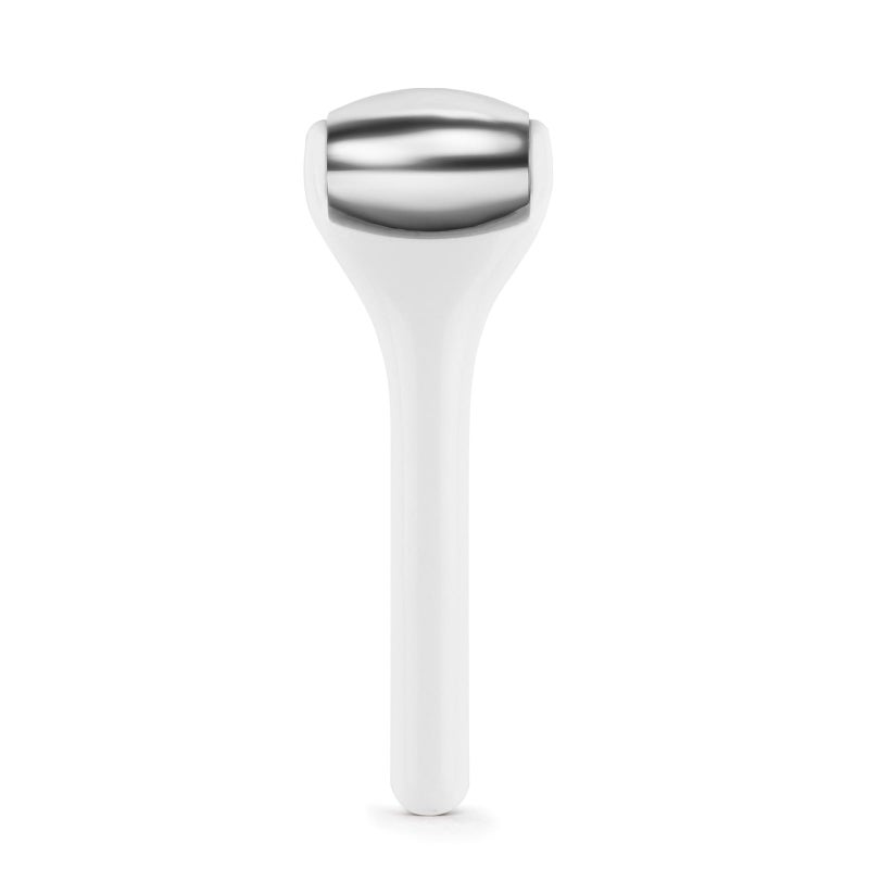 MAANGE Mini Eye & Face Rollers for Eye Massager, Stainless Steel Eye Ice Roller for Relief Puffiness Migraine Skincare Facial Roller (White) - Image 1