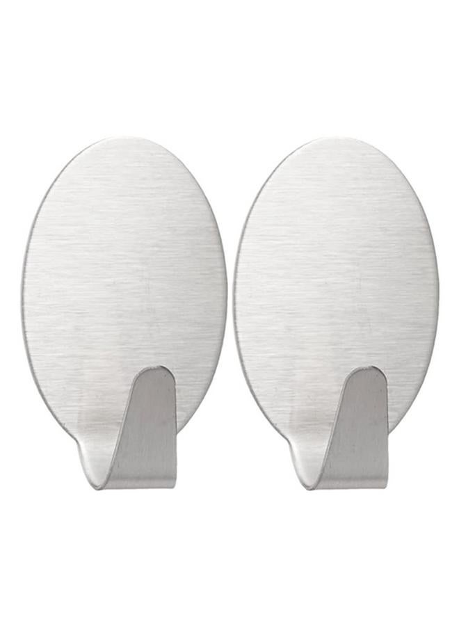 Wenko 2-Piece Wall Hook Silver  - Image 3