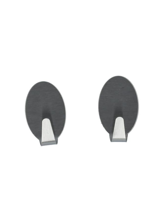 Wenko 2-Piece Wall Hook Silver  - Image 2