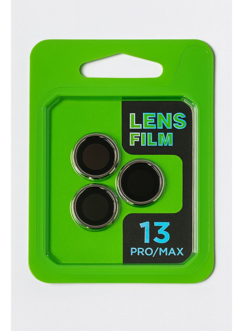 Camera Lens Protector for iPhone 13 Pro / Pro Max – Metal Ring Lens Film – HD Clarity – Anti-Scratch & Shock Protection - Image 1
