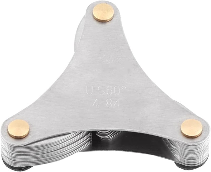 [High popularity pick] Thread Pitch Gauge, Thread Gauge, Metric/Imperial Screw Pitch, 60 and 55 Degree Screw Pitch Measuring Tool for Industrial Measurement(Purelymade (51pc)) Practical versatile construction Long service life Daily deal Trendy natural assorted colors Wide usage compatibility Multi-use qualified quality Buyer exclusive unique piece Durable versatile substance Diverse operating method fit Trendy budget practical design Hot new arrival Space saving design picks Long use oriented quality High quality Flexible trendy construction Pop-area nearby warehouse All region coverage Temp fluctuation resistant crafted quality Replaceable parts Fade proof Wide use selected material Lightweight Diverse purchase plan Varied available picks - Image 1