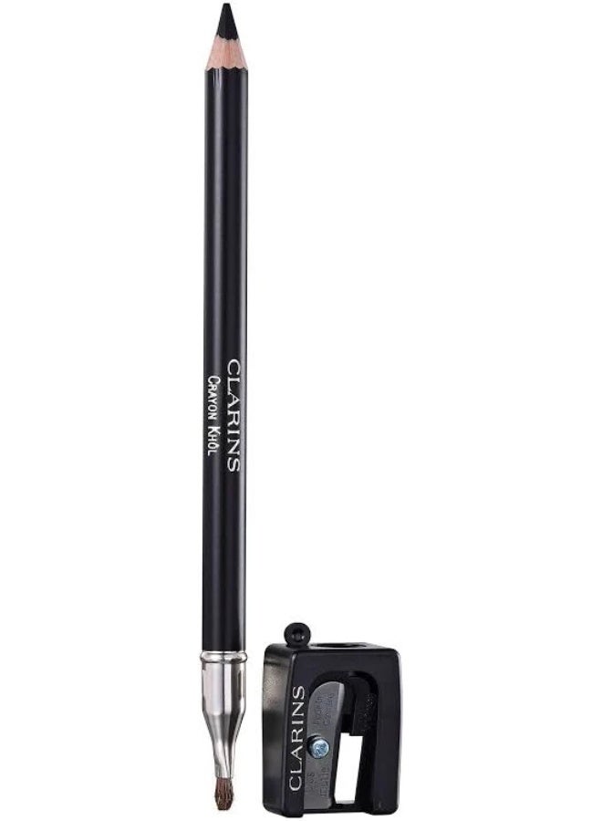 Clarins Crayon Khôl Long-Lasting Eye Pencil 01 Carbon Black 1.05g - Image 1