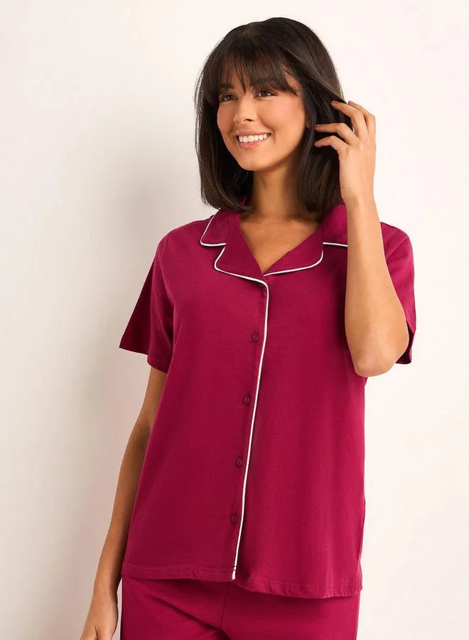 سبلاش فيڤ Pyjama Set Button-Down Shirt and Pants