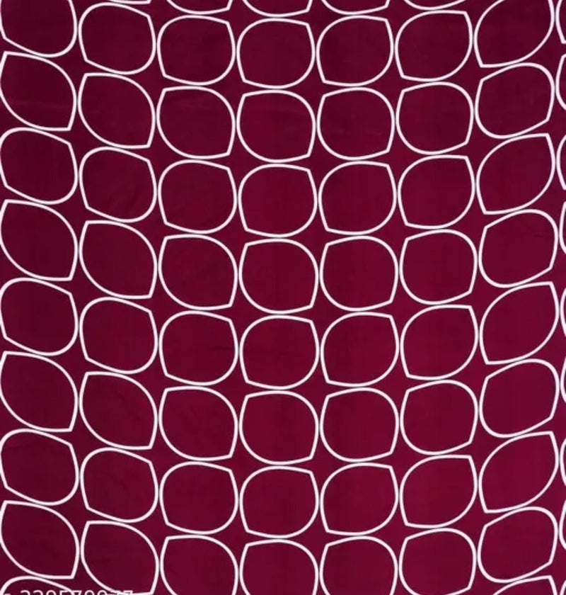 Syriddyaas Premium CottonMix Elastic Fitted Bedsheet with 2 Pillow Covers for Double Bed with All Around Elastic 145 TC Supersoft Size 72x78 Fit Upto 6 Inches Mattress Color Maroon  - Image 3