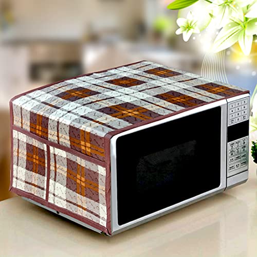 KANUSHI Industries® Microwave/Oven Top Cover with 4 Utility Pockets (VAR-MICRO-NW-NEW-09-TOP) - Image 1