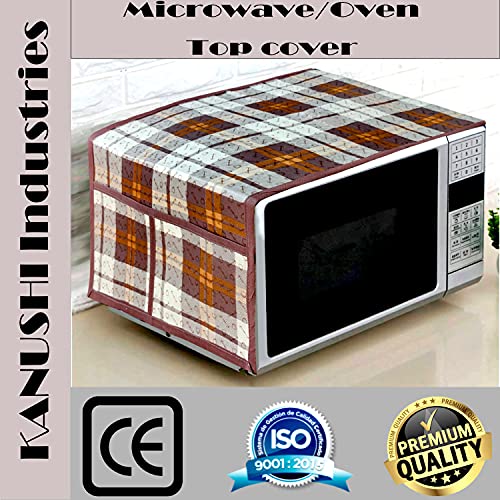 KANUSHI Industries® Microwave/Oven Top Cover with 4 Utility Pockets (VAR-MICRO-NW-NEW-09-TOP) - Image 4