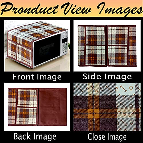 KANUSHI Industries® Microwave/Oven Top Cover with 4 Utility Pockets (VAR-MICRO-NW-NEW-09-TOP) - Image 5