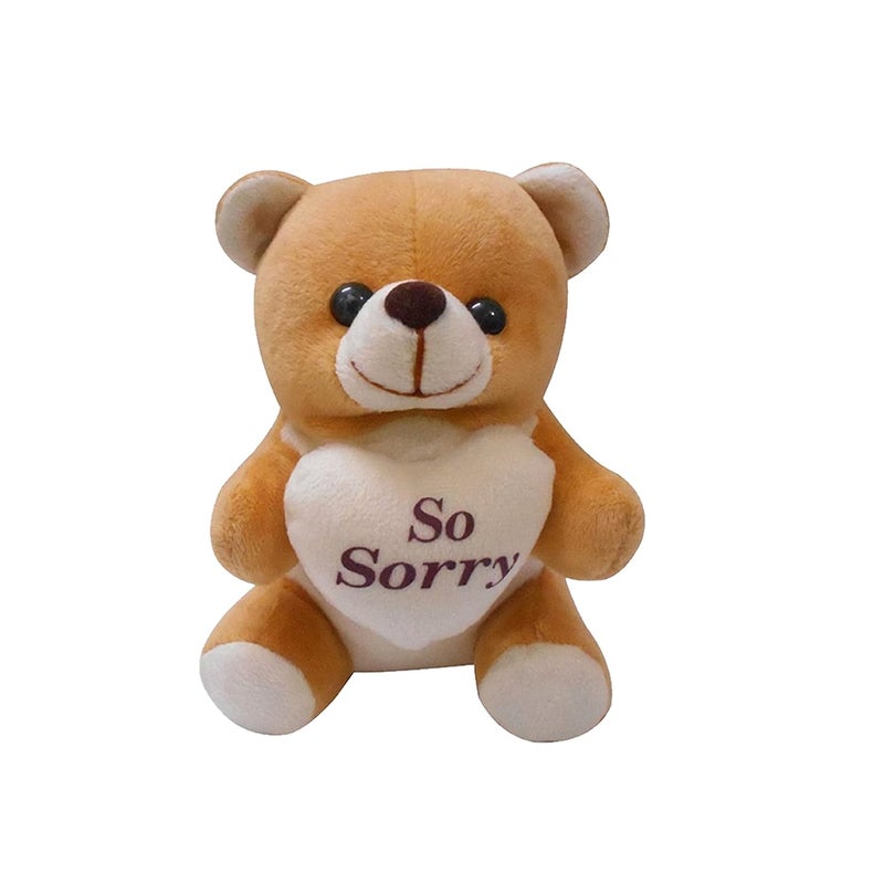 Saugat Traders Sorry Gift Combo for Friends Girlfriend Boyfriend Soft Smiley Cushion with Greeting Card and Sorry Teddy Bear - Image 5