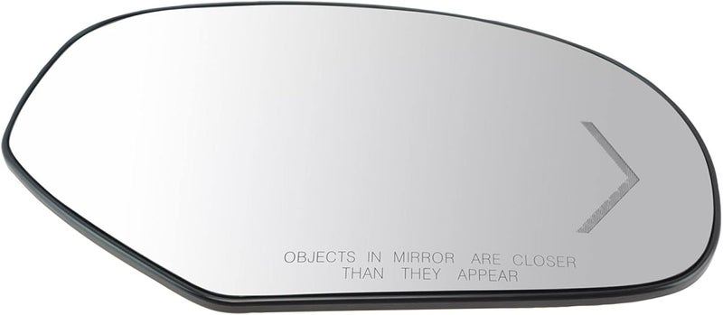 TRQ Passenger Side Mirror Glass Heated Compatible with 2007-2013 Chevrolet Silverado GMC Sierra 1500 Suburban Yukon XL 2500 2007-2014 Tahoe Silverado Sierra 2500 3500 HD GM1325137 - Image 1