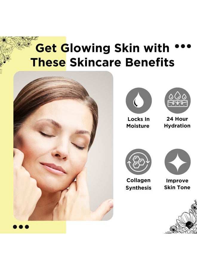 Skin Nation - Magic Collagen Face Mask and Night Moisturizer for Face with Organic Aloe & Vitamin E, Overnight Hydrating Serum for Skin Tightening & Glowing Skin, Pore Minimizer for Face, Made in USA, Cruelty Free - Image 1