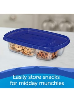 Food Storage Meal Prep Containers Reusable for Kitchen Organization, Smart Snap Technology, Dishwasher Safe, Divided Rectangle, 2 Count - pzsku/ZE46FEDEDEB927CD9B087Z/45/_/1716122590/371a449b-d05b-4f4a-8f23-adf7c6f0f187