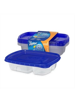 Food Storage Meal Prep Containers Reusable for Kitchen Organization, Smart Snap Technology, Dishwasher Safe, Divided Rectangle, 2 Count - pzsku/ZE46FEDEDEB927CD9B087Z/45/_/1716122591/40f221af-fe48-4fea-8e1f-7cb9564fcf83