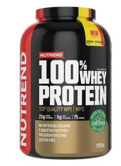 Whey Protein Powder 2250g - Banana Strawberry