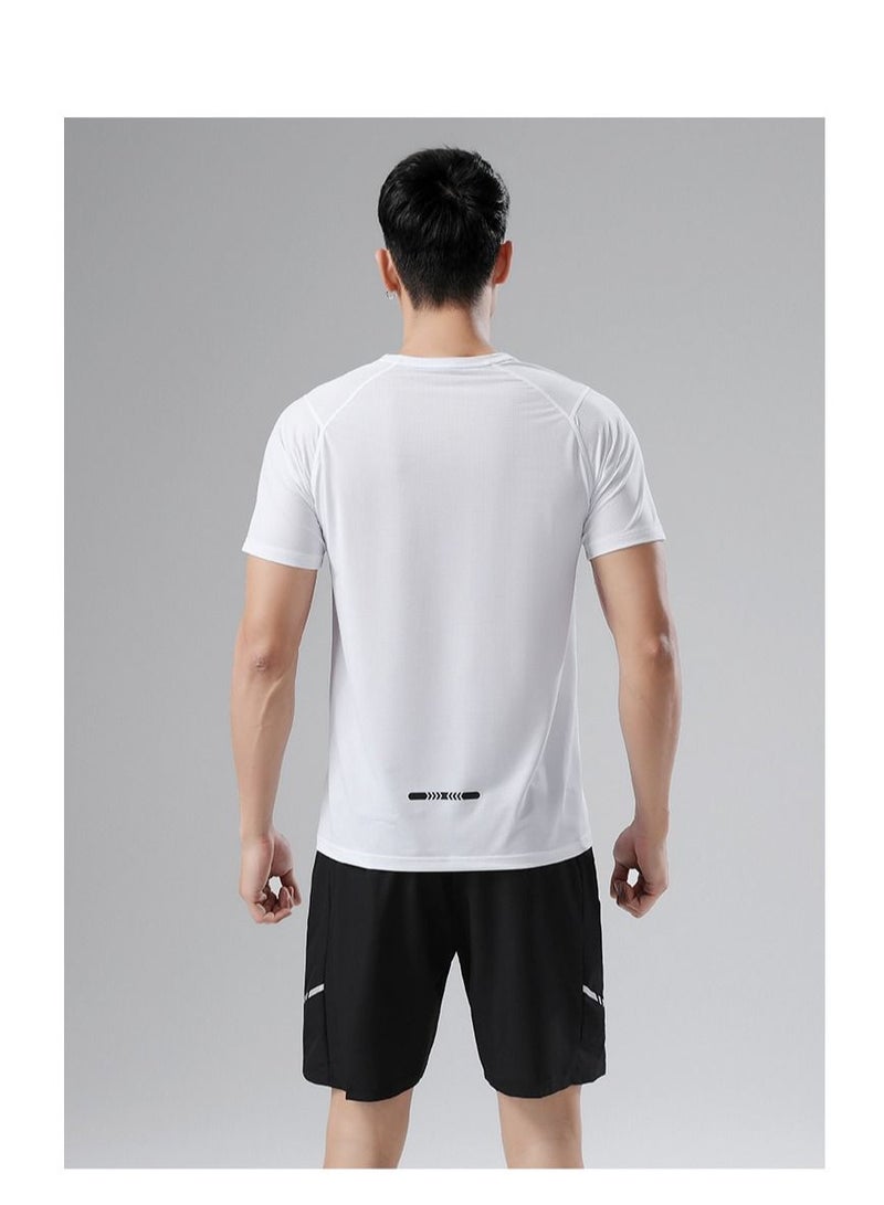 UTDOORWEAR تي شيرت رجالي صيفي جديد رياضي سريع الجفاف بأكمام قصيرة - Image 2