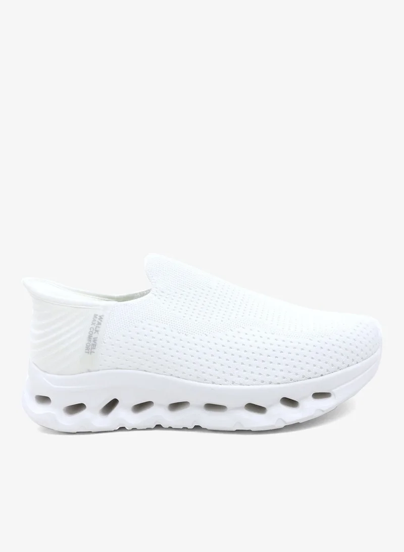 Walk Well Walk Well Men's Handsfree Slip-on Shoes - White