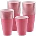 Amscan New Pink Plastic Cups Pack of 20 12 oz Versatile Drinkware for Indoor Outdoor Parties Weddings Birthdays Celebrations More - Image 1