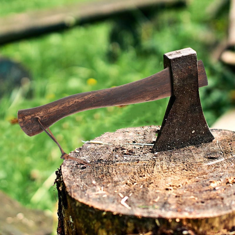 33cm Wooden Replacement Axe Handles With Anti Slip Grip For Hatchet Mini Axe Repair Outdoor Gardening Tools - Image 5