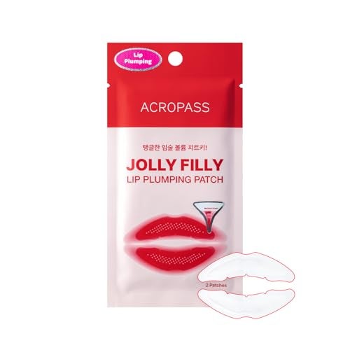 ACROPASS Jolly Filly Lip Patch, Helps Improve the Look of Smooth, Moisturized Lips, 30Minute Hydrating Lip Care with Cayenne Fruit Extract (2 Patches) - Image 1