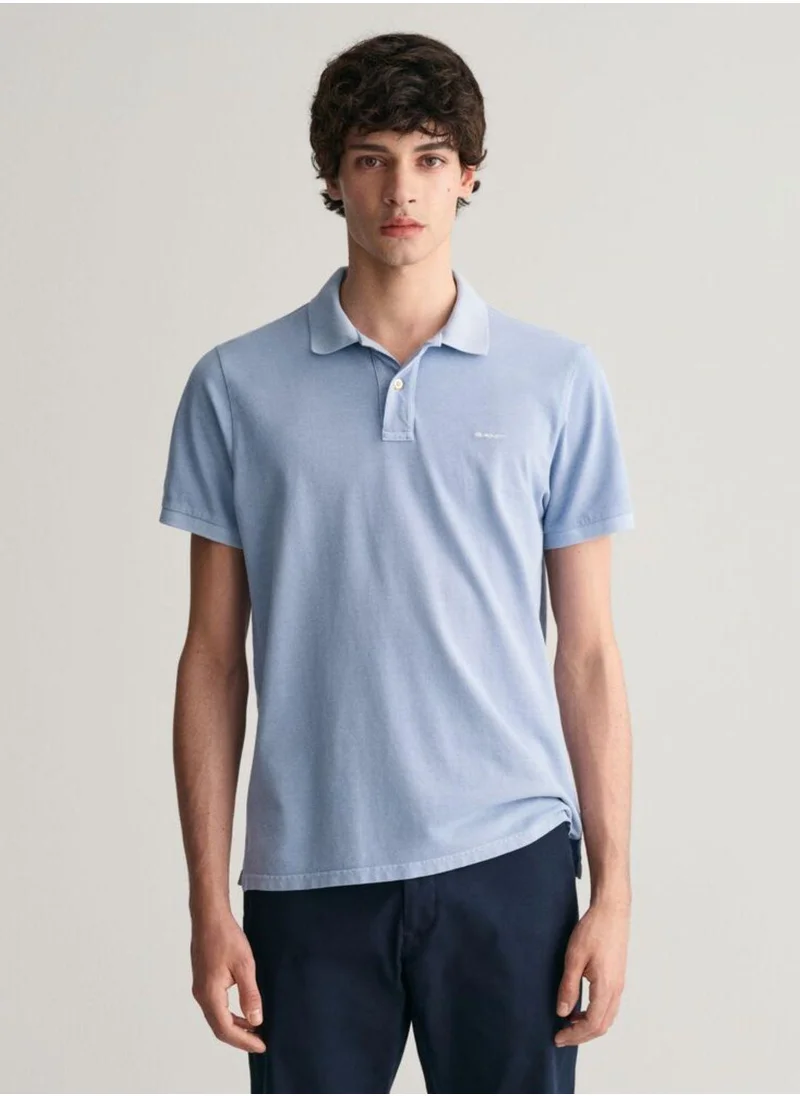 GANT Gant Sunfaded Piqué Polo Shirt