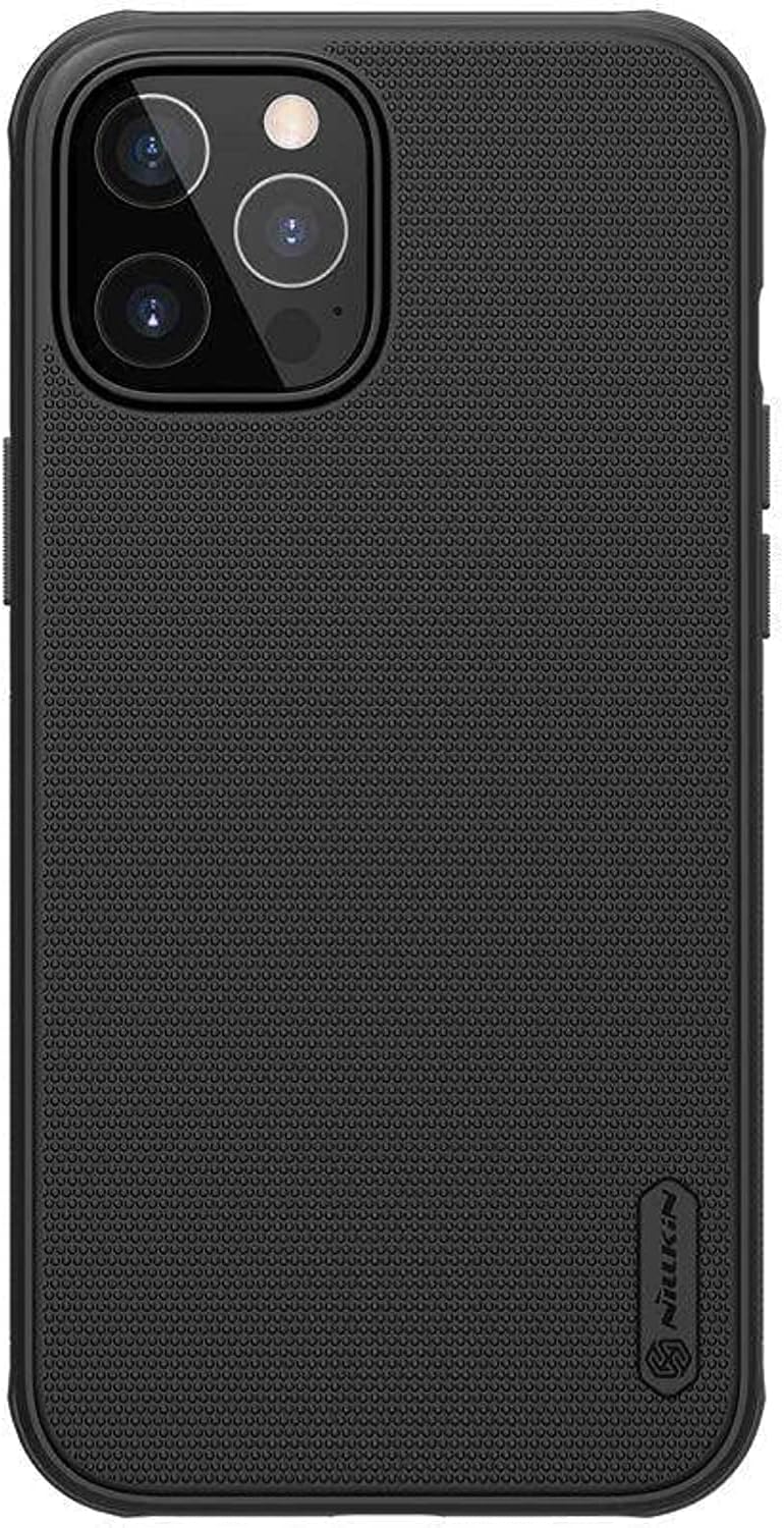 Nillkin Cover Compatible With Apple Iphone 12 Pro Max 6.7 Inch Case Super Frosted Shield Hard Phone Cover Slim Fit Designed Case For Iphone 12 Pro Max 6.7 Inch Black - Image 1