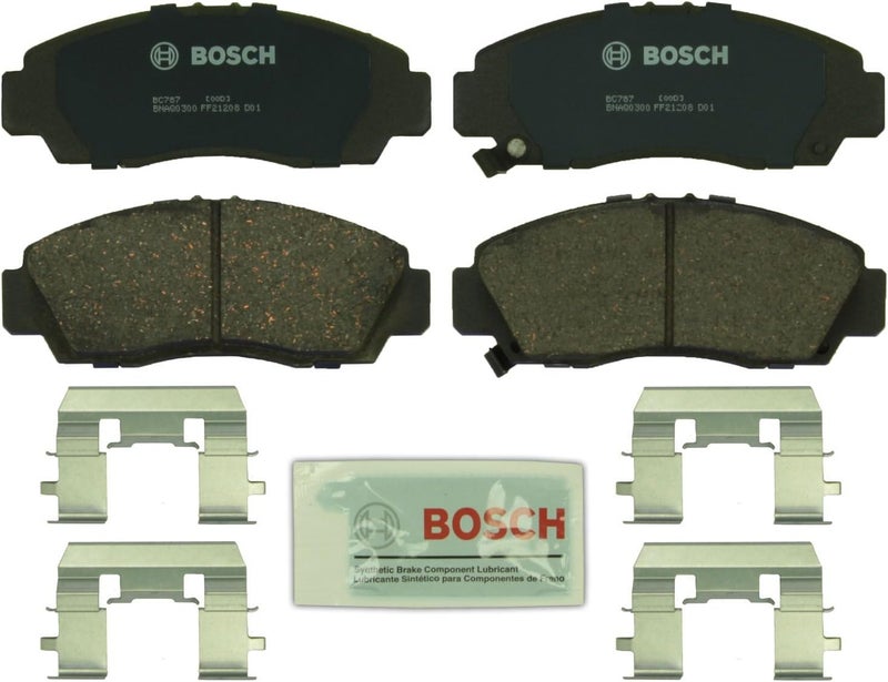 BOSCH BC787 QuietCast Premium Ceramic Disc Brake Pad Set - Front for Select Acura and Honda Models - Image 2