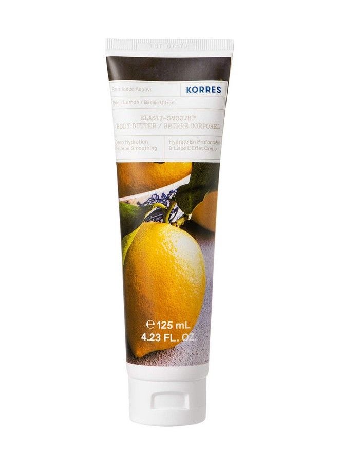 KORRES Elastismooth Basil Lemon  Body Butter 125Ml  - Image 1
