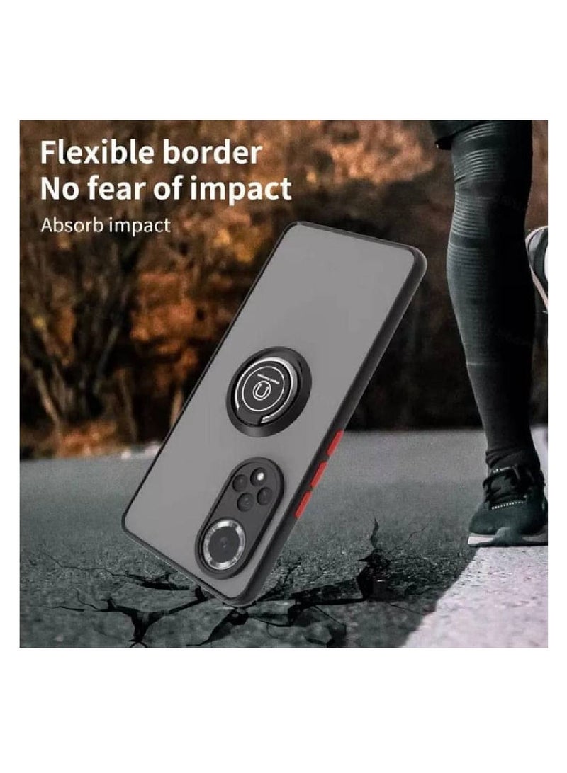 فيسوس الغطاء الخلفي غير اللامع المصد من السيليكون المرن مع 360 حامل حلقة مغناطيسية للسيليون 360 - Image 3