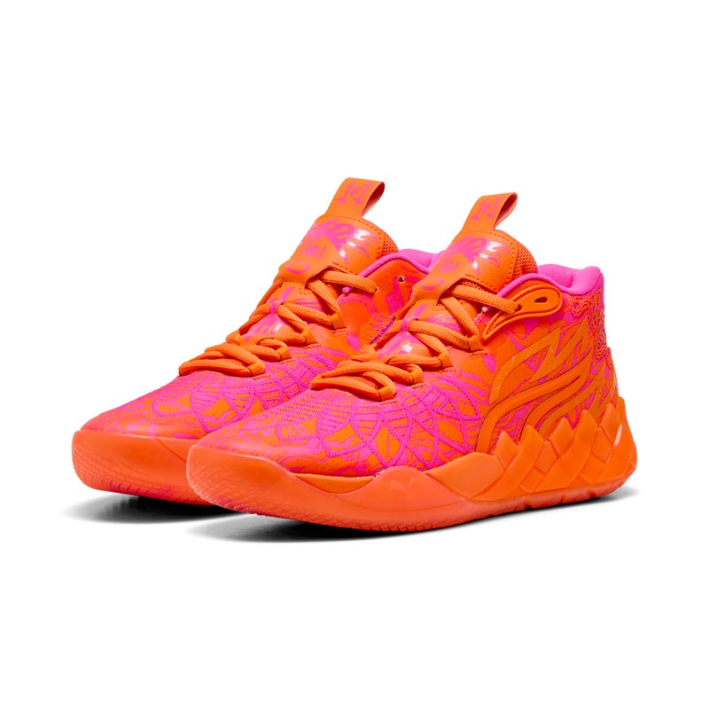 PUMA MB.01234 Mash-Up Mens Orange Basketball Shoes - Image 4