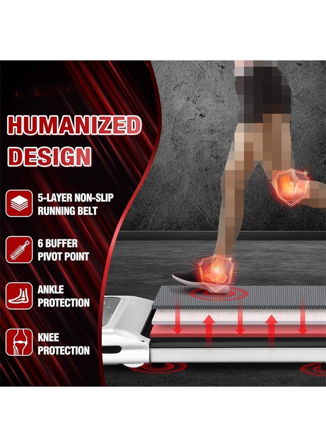 Fitness World - Foldable Treadmill with Digital Display Showing Speed, Distance, Time, Calories, 1HP Power, 90kg Weight Capacity for Home Use - Image 1