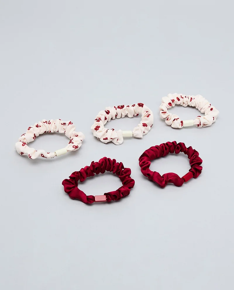 R&B 5 Piece Skinny Scrunchies