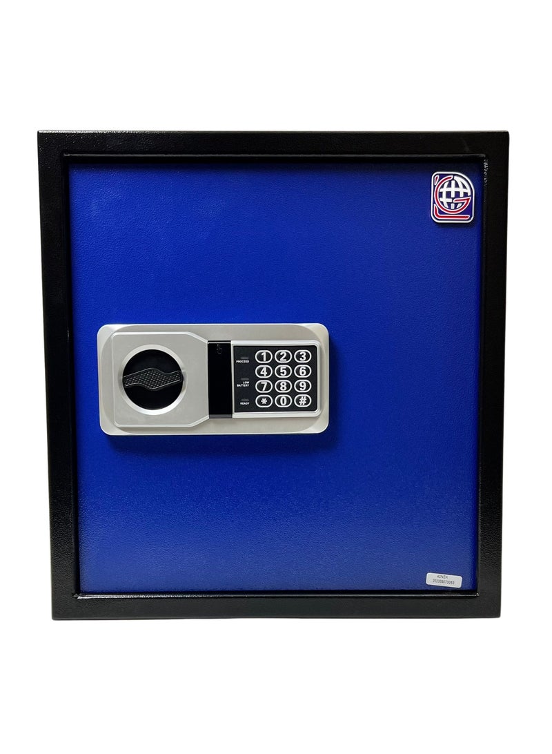 LOTFY GROUP LG Safebox Code- 40NEK- 40*38*38CM- Blue Colour- Home Office Safe Box- Electronic Lock- Key Lock  - Image 3