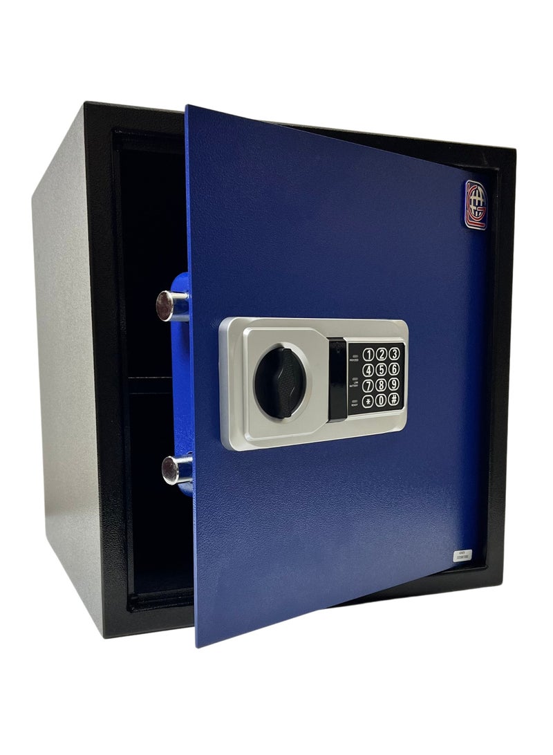LOTFY GROUP LG Safebox Code- 40NEK- 40*38*38CM- Blue Colour- Home Office Safe Box- Electronic Lock- Key Lock  - Image 4