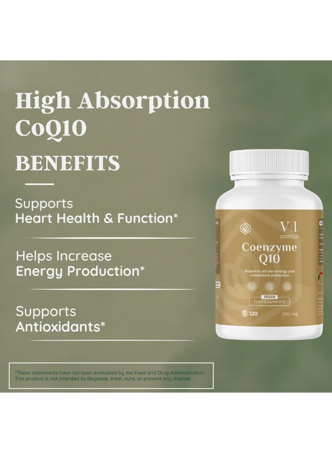 نيوتراست للمكملات الصحية الطبيعية إنزيم Q10 المساعد (CoQ10) بتركيز 200 ملغ، يدعم طاقة الخلايا ومضادات الأكسدة - صنع في ألمانيا، 120 كبسولة نباتية - Image 4