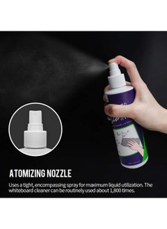 Loukin Non-Toxic Whiteboard Cleaner, 8.5 Fl Oz Dry Erase Board Cleaner, Low-Odor Whiteboard Cleaning Spray With Cloth, Removes Stubborn Marks From Whiteboards  - Image 3