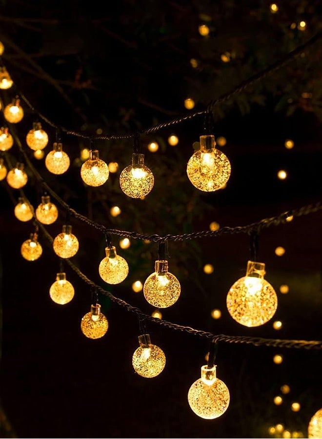 JCB CHIC أضواء LED للديكور المنزلي، أضواء خيطية خارجية داخلية 80 م LED 10 م، أضواء خيطية لخيمة الخيمة ومضاد للماء ومضاد للماء ومضاد للكرات الخيطية لغرفة النوم وعيد الميلاد والفناء والحديقة والزفاف - Image 3