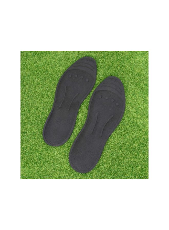 1 Pair Liquid Massage Insoles Glycerin Filled Insert Orthotic Shoe Insoles Foot Massage Breathable Sports Shock Absorption Insoles for Men Women Size L2 - Image 4