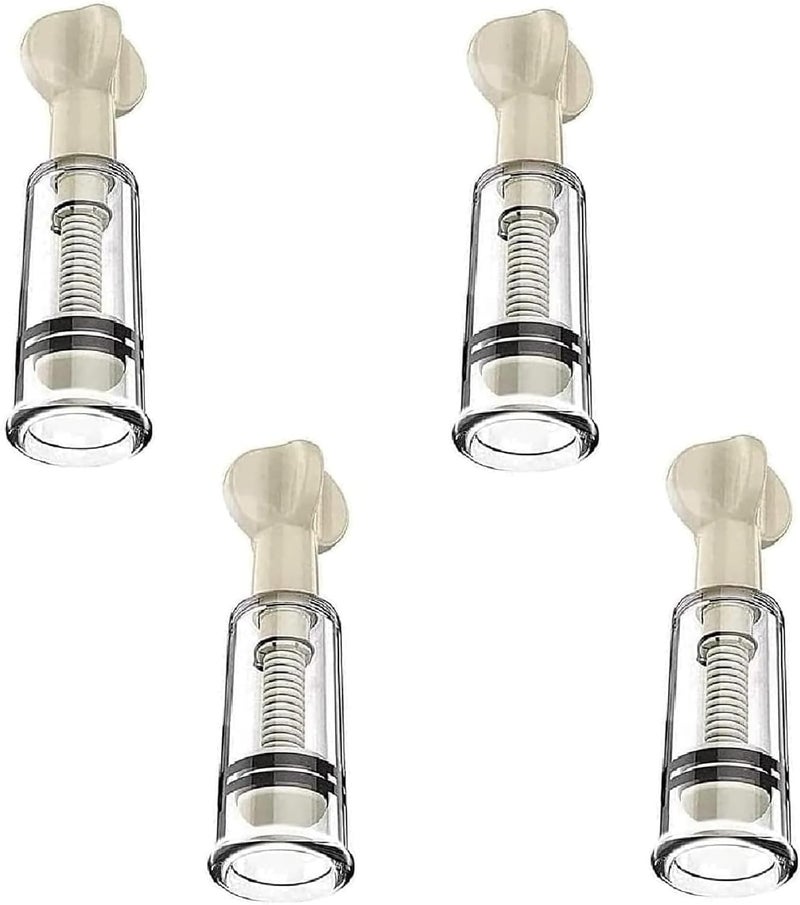 Finever Body Vacuum Suction Cup Breastfeeding Mother and Women for Nipple Flat Shy and Inverted NipplES Cups 4 Cup - Image 1