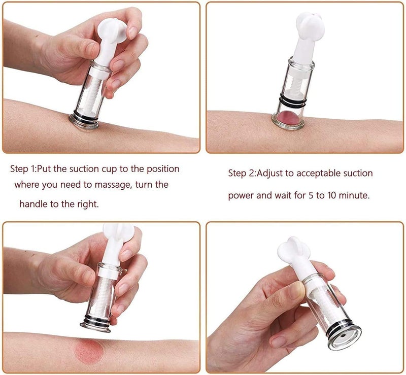 Finever Body Vacuum Suction Cup Breastfeeding Mother and Women for Nipple Flat Shy and Inverted NipplES Cups 4 Cup - Image 4