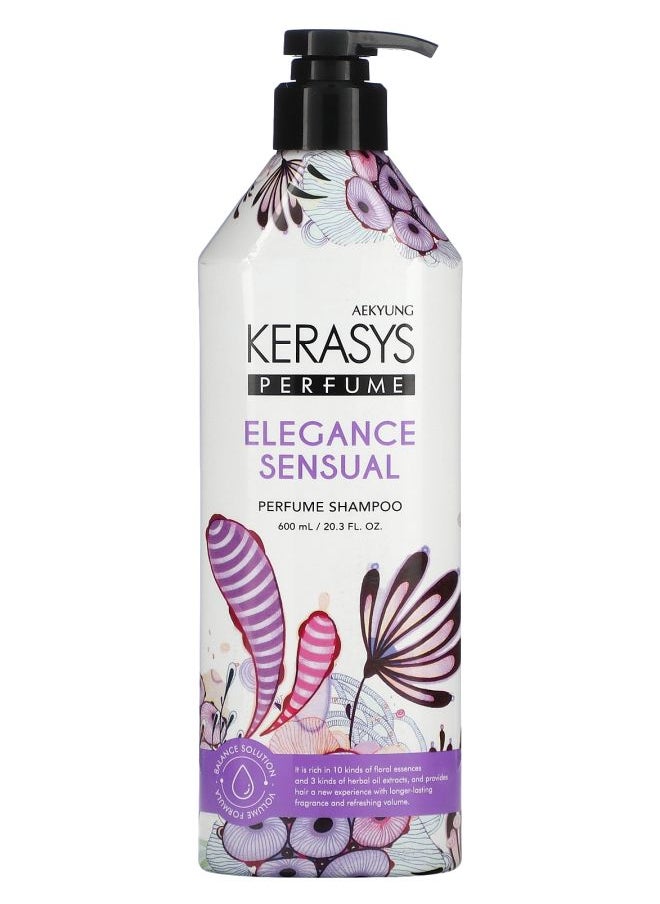 Kerasys Elegance Sensual Perfume Shampoo 20.3 fl oz (600 ml) 
